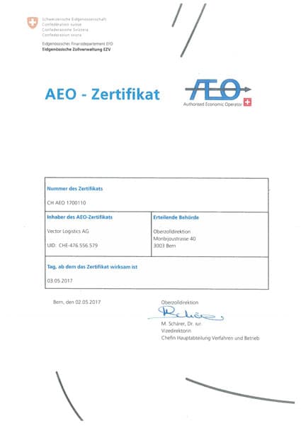 AEO Certification