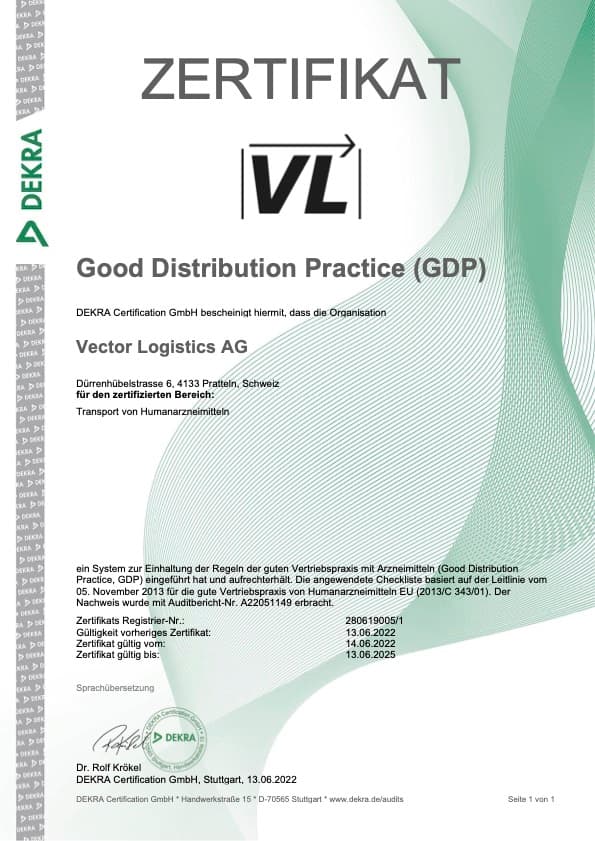 GDP Certification